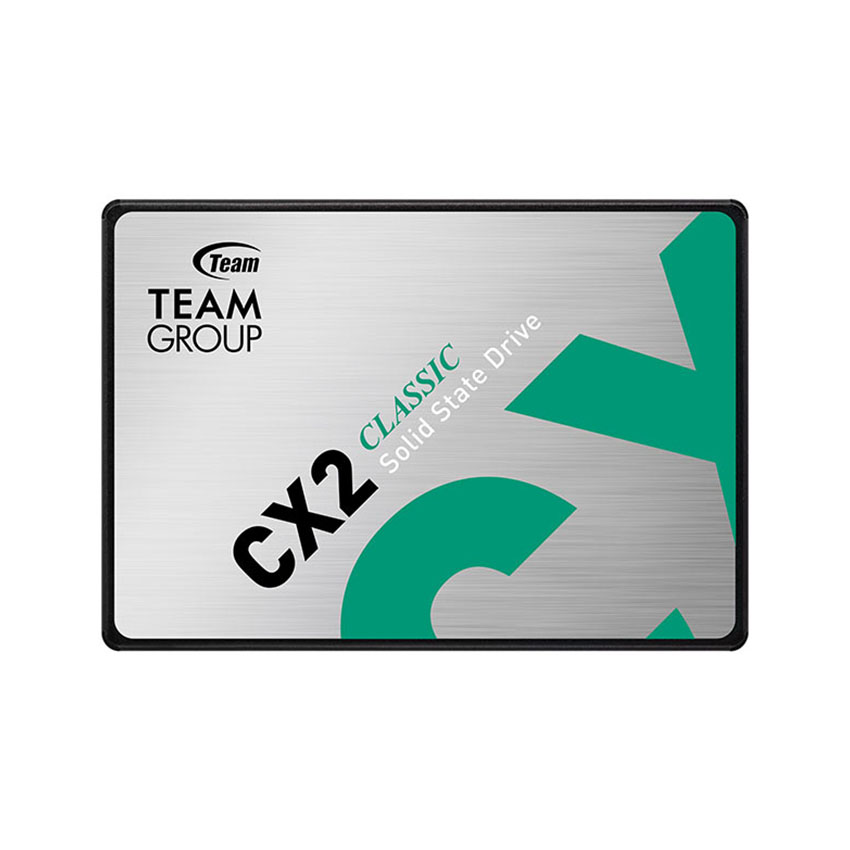 Ổ CỨNG SSD TEAMGROUP CX2 1TB SATA3 2.5 INCH (ĐỌC 540MB/S, GHI 490MB/S)